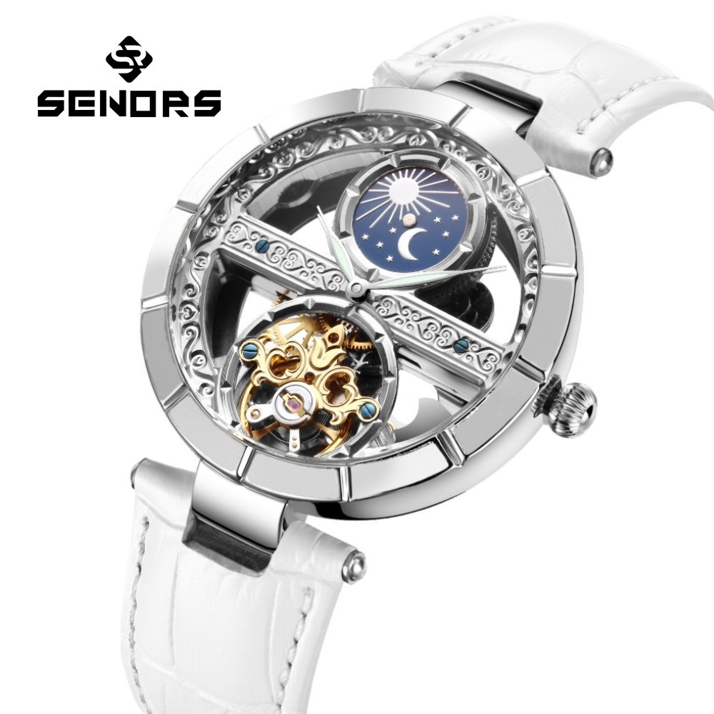 Skeleton Mechanical Watch - Orologi meccanici Tourbillon scheletro impermeabile da
