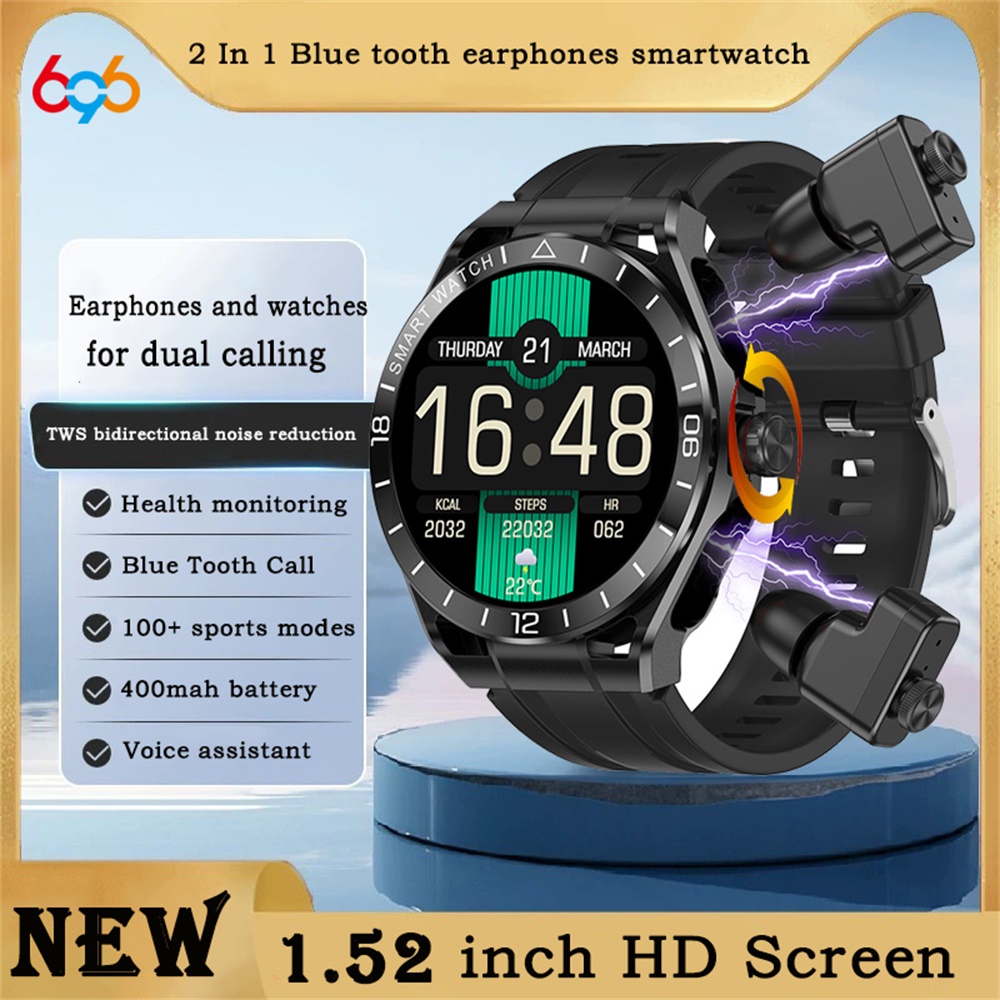 Smartwatch Noise Watches For Men - 696 Auricolari Bluetooth 2 in 1