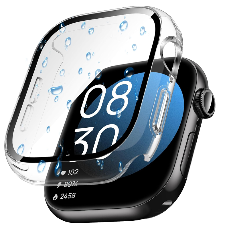 Iwatch Smartwatch Series 7 - Vetro+custodia per Apple Watch 44mm 40mm