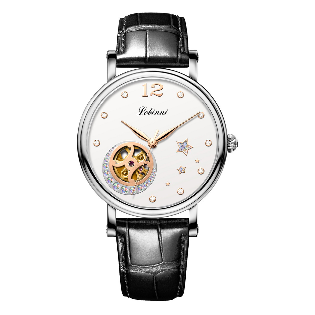 Skeleton Mechanical Watch - LOBINNI Orologi da donna di lusso,