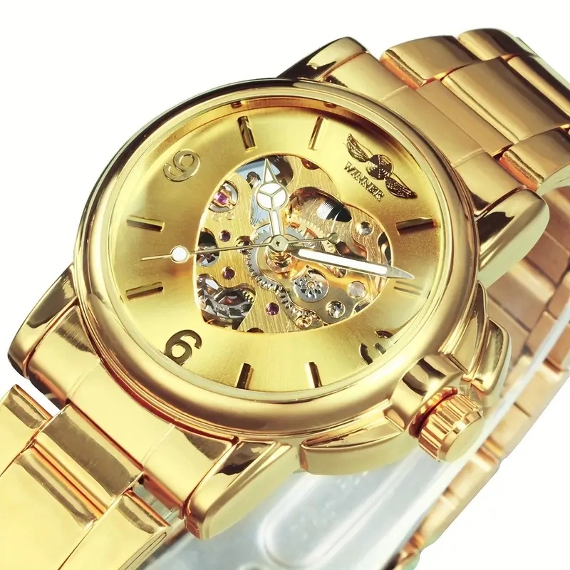 Skeleton Mechanical Watch - Elegante orologio meccanico automatico da donna
