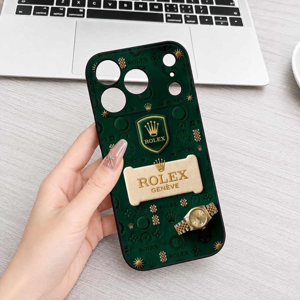 Watches Original - Cover per iPhone R-Rolex antiurto trasparente