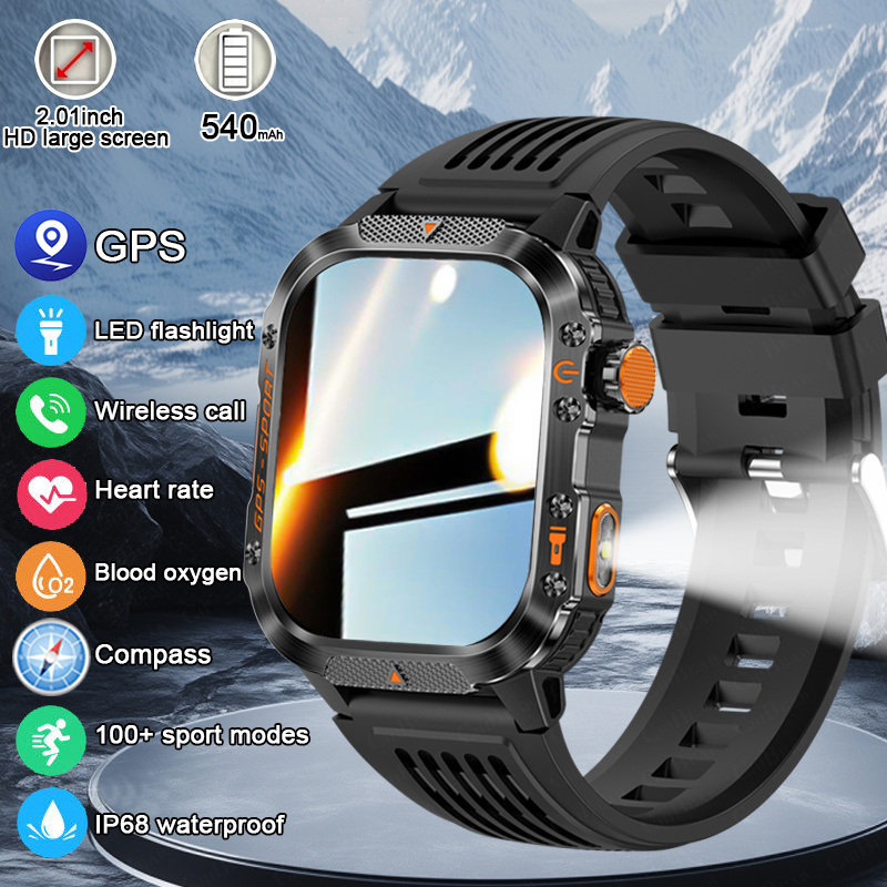 Smartwatch Military Watches For Men - 2025 Nuovo Sport Militare Astuto Della