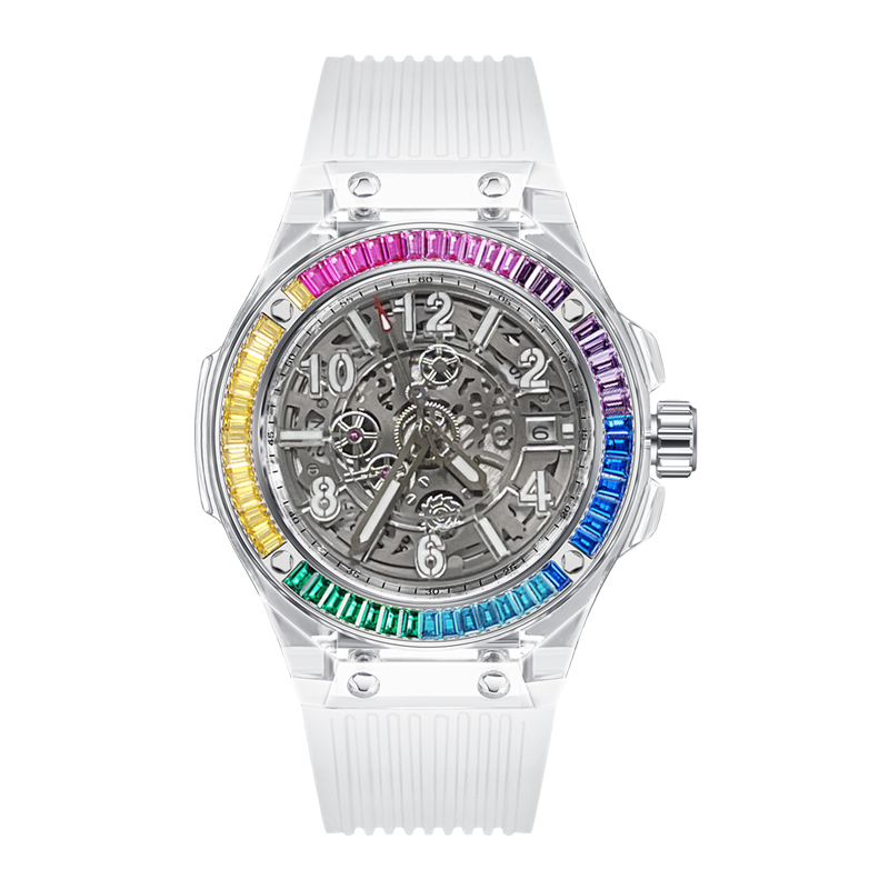 HANBORO Orologio Automatico da - Skeleton Mechanical Watch recensione e prezzo
