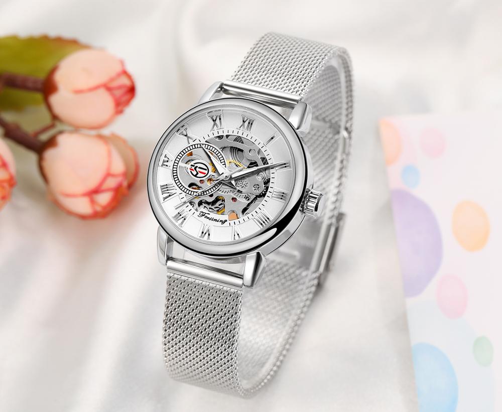 Reloj Mujer FORSINING Orologio - Skeleton Mechanical Watch recensione e prezzo