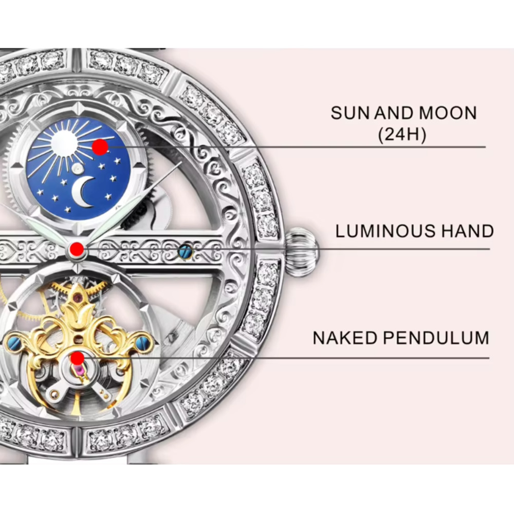 Orologi meccanici Tourbillon s - Skeleton Mechanical Watch recensione e prezzo