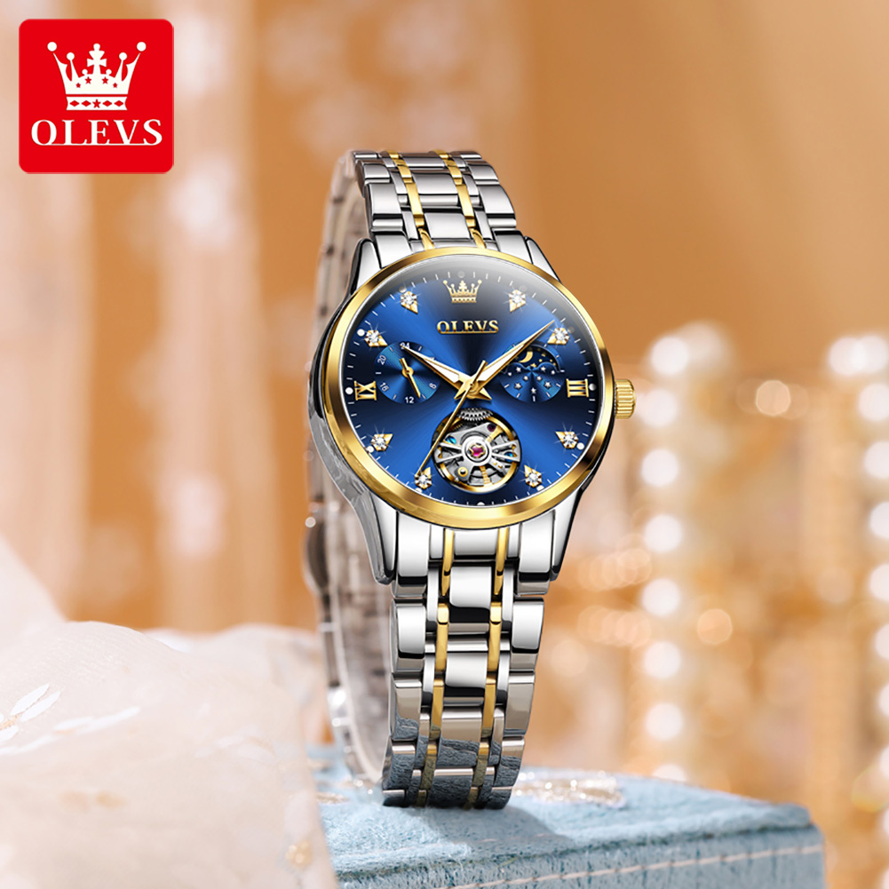 OLEVS Orologi da donna Orologi - Skeleton Mechanical Watch recensione e prezzo