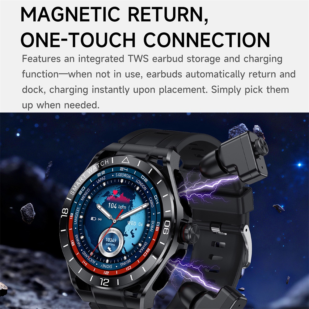 696 Auricolari Bluetooth 2 in  - Smartwatch Noise Watches For Men recensione e prezzo