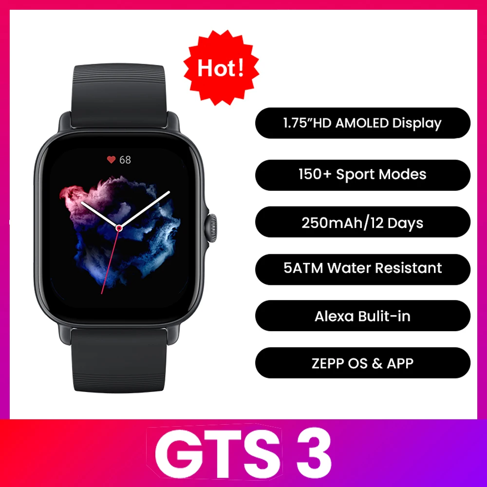 Smartwatch Amazfit GTS 3, Impe - Smartwatch Refurbished Watches recensione e prezzo