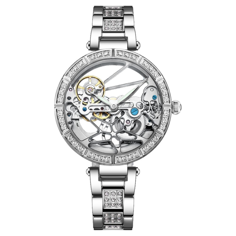 Orologi di moda con quadrante  - Skeleton Mechanical Watch recensione e prezzo