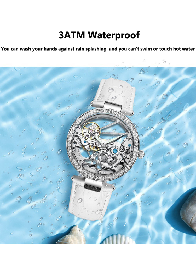 Orologi di moda con quadrante  - Skeleton Mechanical Watch recensione e prezzo