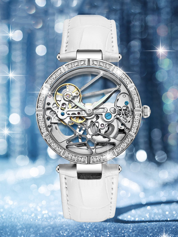 Orologi di moda con quadrante  - Skeleton Mechanical Watch recensione e prezzo