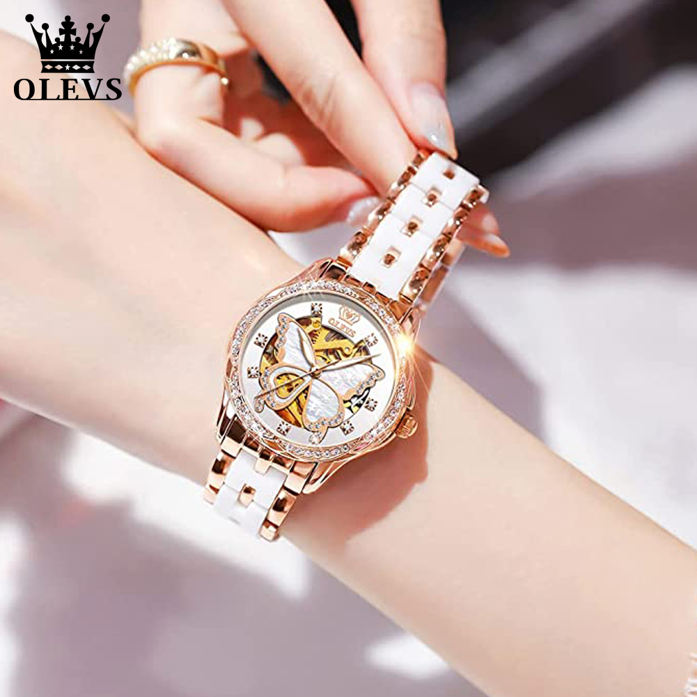 OLEVS orologi automatici da do - Skeleton Mechanical Watch recensione e prezzo